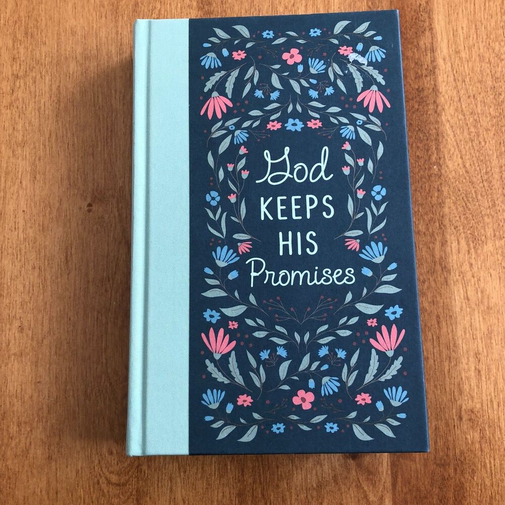 God Keeps His Promises KJV Study Bible Sage Floral HC LN Religion